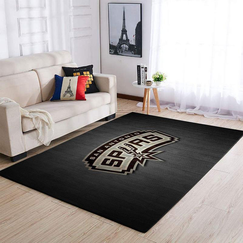 San Antonio Spurs Rug NBA Area Rug Bathroom Rug Outdoor Rugs Rectangle Carpet