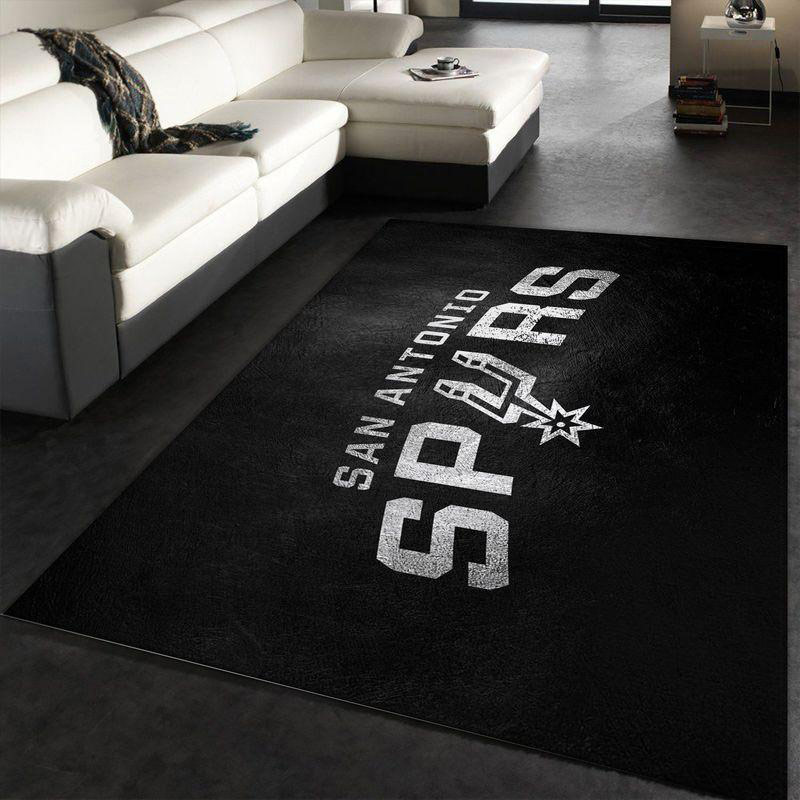 San Antonio Spurs Area Rug NBA Area Rug Bathroom Rugs Outdoor Rugs Rectangle Carpet