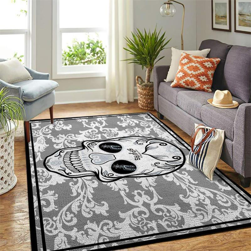 San Antonio Spurs Rug NBA Area Rug Dining Room Rugs Indoor Outdoor Rugs Rectangle Carpet
