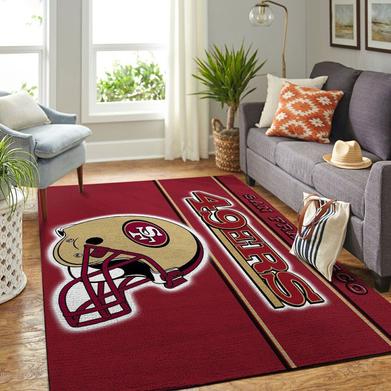 San Francisco 49ers Rug NFL Area Rug Bathroom Rugs Indoor Outdoor Rugs Rectangle Carpet