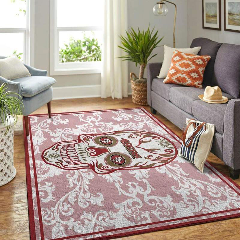 San Francisco 49ers Area Rug NFL Area Rug Kitchen Rug Outdoor Rugs Rectangle Carpet