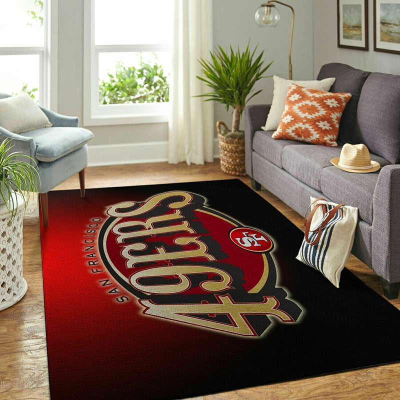San Francisco 49ers Area Rug NFL Area Rug Bathroom Rugs Outdoor Rugs Rectangle Carpet