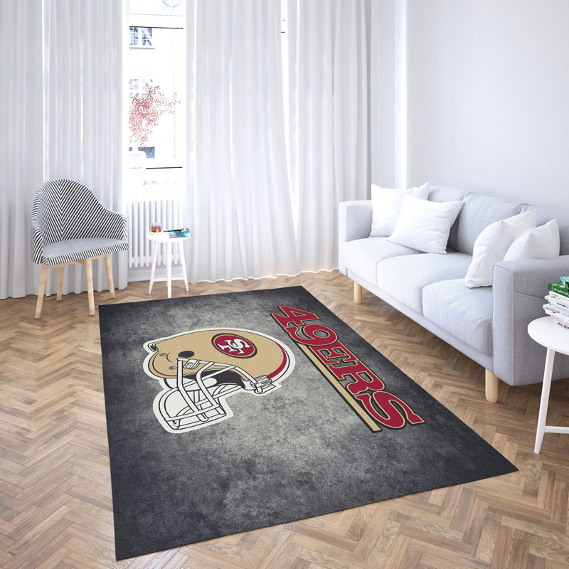 San Francisco 49ers Area Rug NFL Area Rug Living Room Area Rug Outdoor Rugs Rectangle Carpet