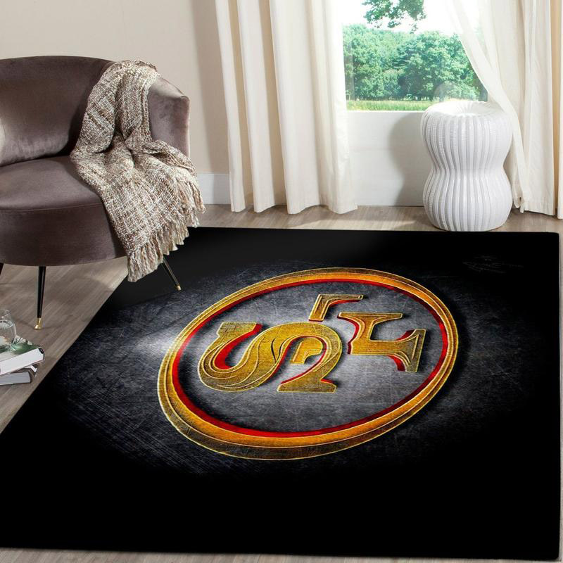 San Francisco 49ers Area Rug NFL Area Rug Kitchen Rug Outdoor Rug Rectangle Carpet