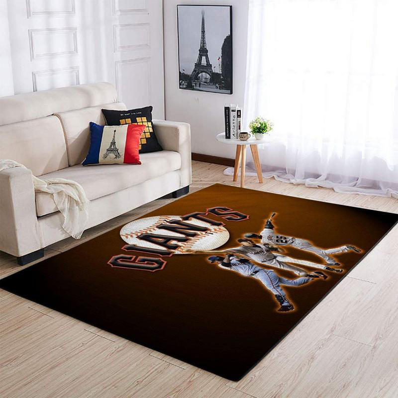 San Francisco Giants Rug MLB Area Rug Bathroom Rug Indoor Rug Rectangle Carpet