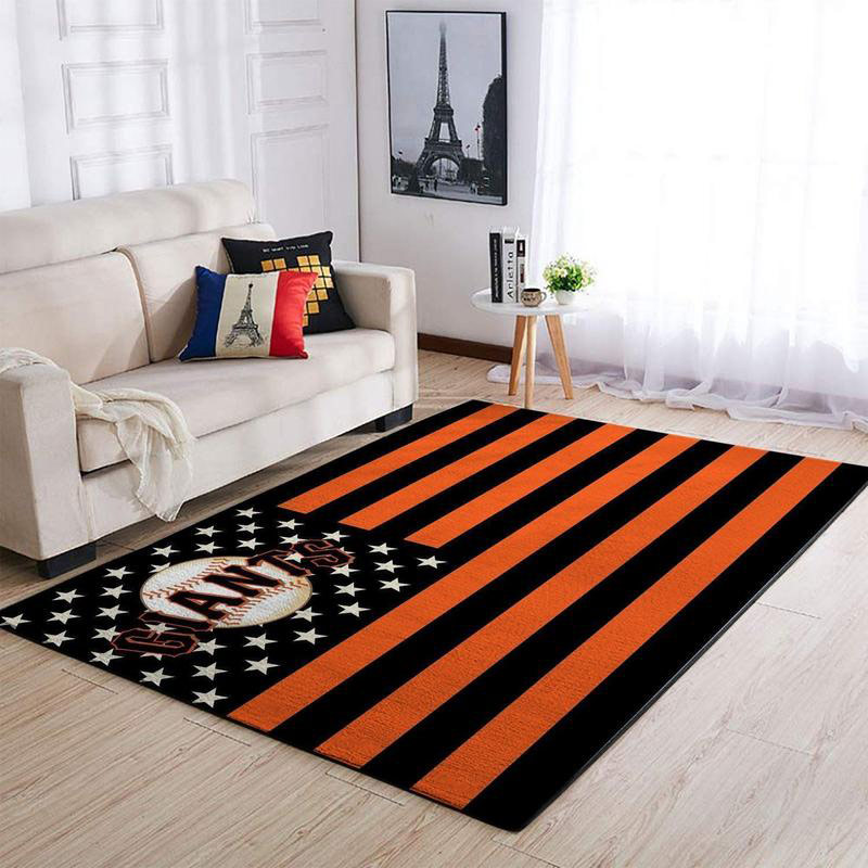 San Francisco Giants Area Rug MLB Area Rug Bedroom Rug Indoor Rug Rectangle Carpet