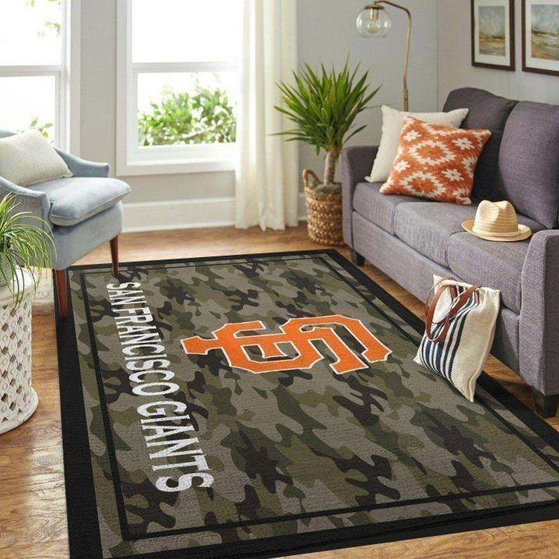 San Francisco Giants Rug MLB Area Rug Living Room Area Rug Indoor Outdoor Rug Rectangle Carpet