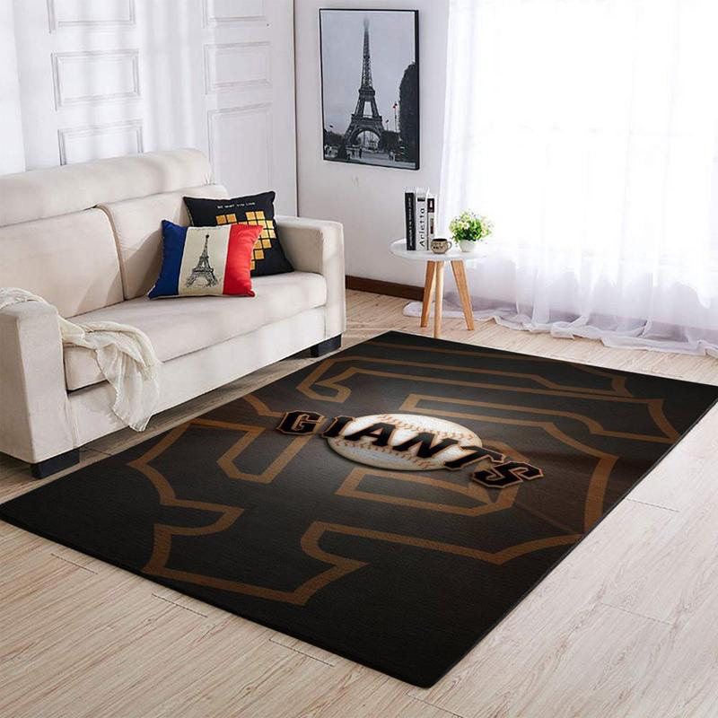 San Francisco Giants Area Rug MLB Area Rug Bedroom Rug Outdoor Rug Rectangle Carpet