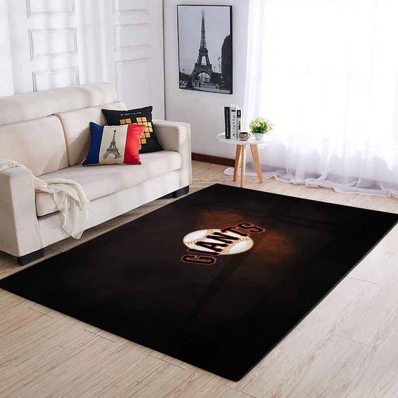 San Francisco Giants Area Rug MLB Area Rug Bathroom Rug Indoor Outdoor Rugs Rectangle Carpet