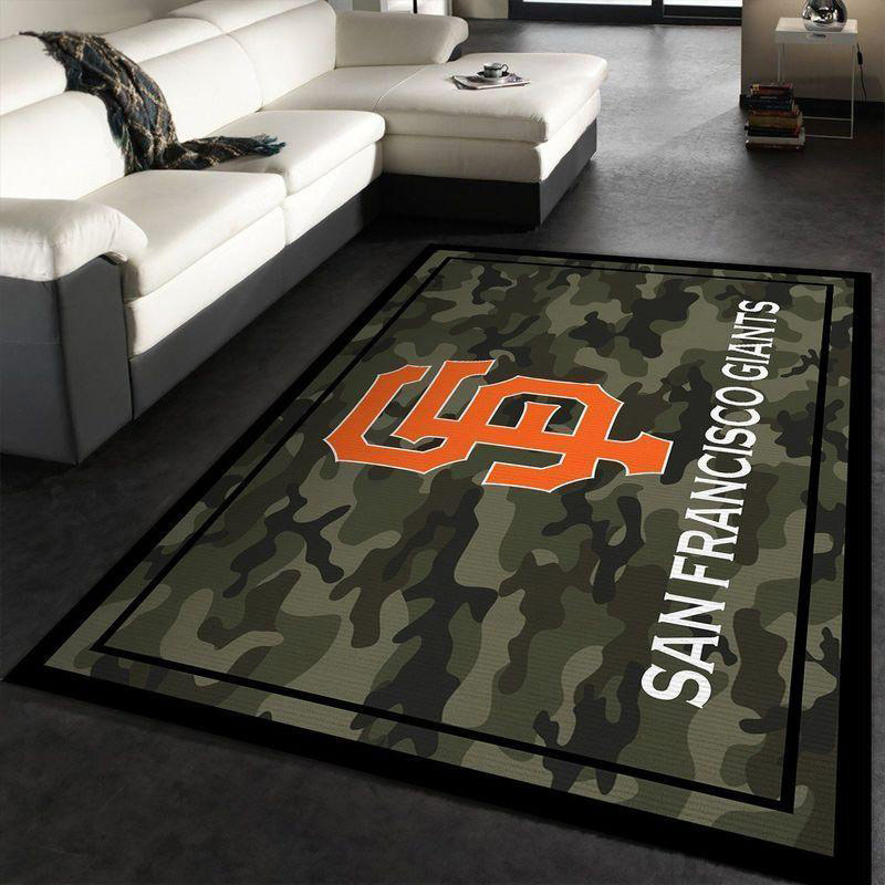 San Francisco Giants Area Rug MLB Area Rug Living Room Rug Outdoor Rug Rectangle Carpet