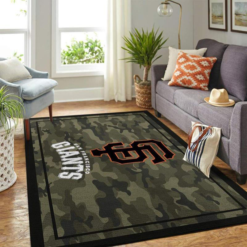 San Francisco Giants Rug MLB Area Rug Living Room Rug Outdoor Rugs Rectangle Carpet