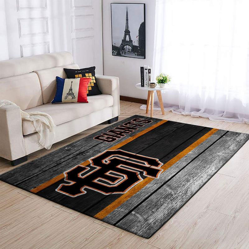 San Francisco Giants Rug MLB Area Rug Dining Room Rug Indoor Outdoor Rugs Rectangle Carpet