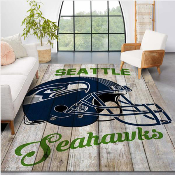 Seattle Seahawks Area Rug NFL Area Rug Bathroom Rugs Outdoor Rug Rectangle Carpet