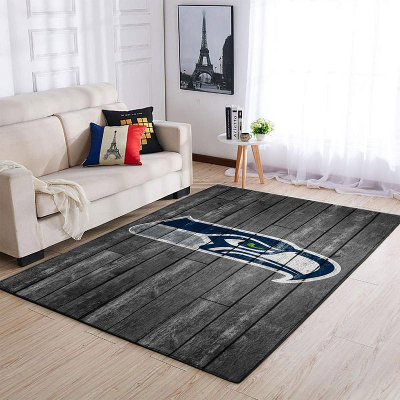 Seattle Seahawks Rug NFL Area Rug Living Room Area Rug Outdoor Rug Rectangle Carpet