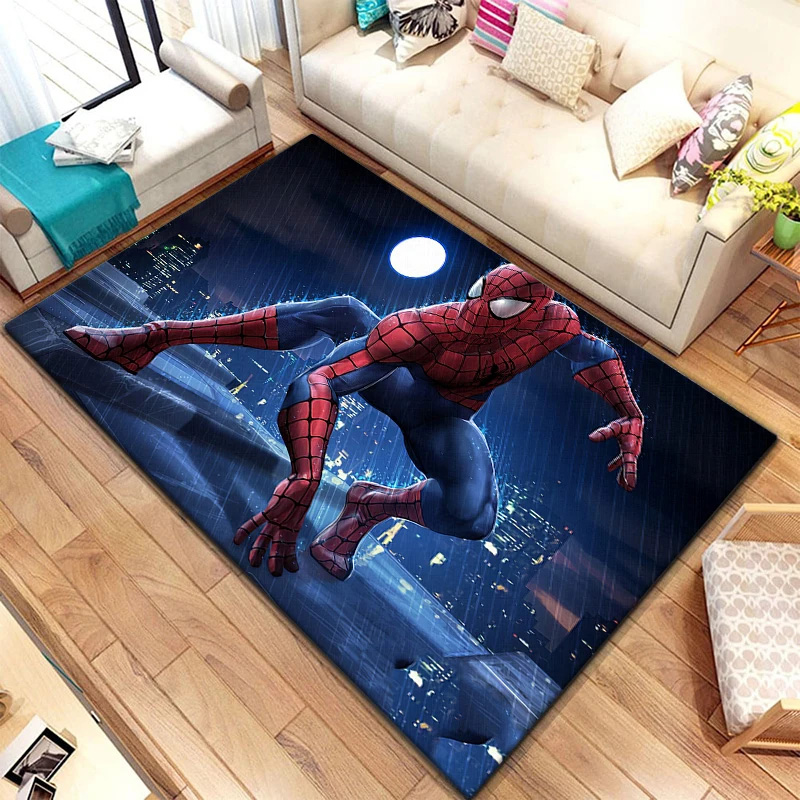 Spiderman Area Rug Spiderman Carpet Bathroom Rug Indoor Outdoor Rug