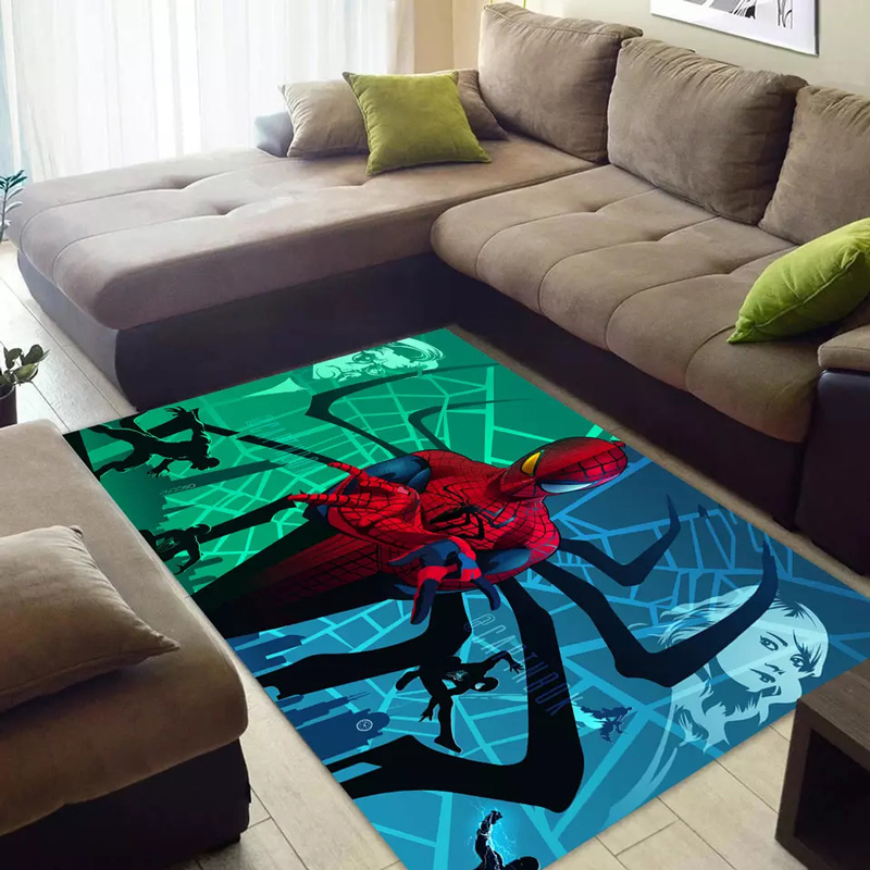 Spiderman Area Rug Spiderman Carpet Bathroom Rug Indoor Outdoor Rug