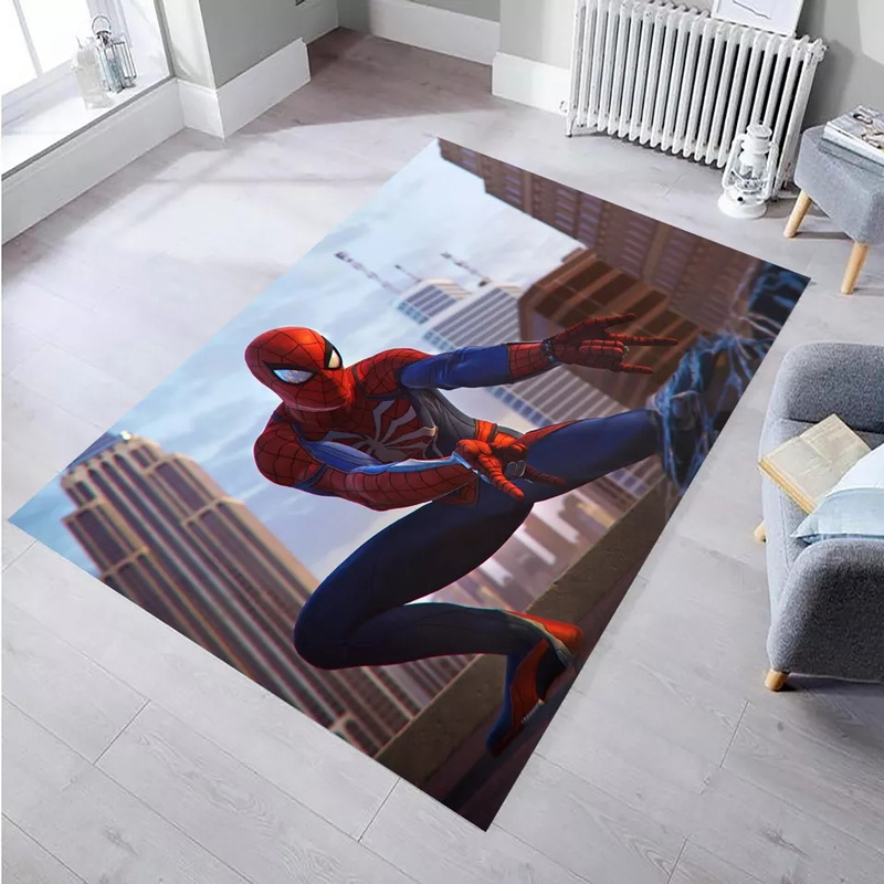 Spiderman Area Rug Spiderman Carpet Bathroom Rug Indoor Outdoor Rugs