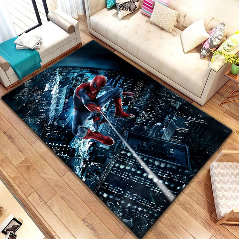 Spiderman Area Rug Spiderman Carpet Bedroom Rug Indoor Outdoor Rug