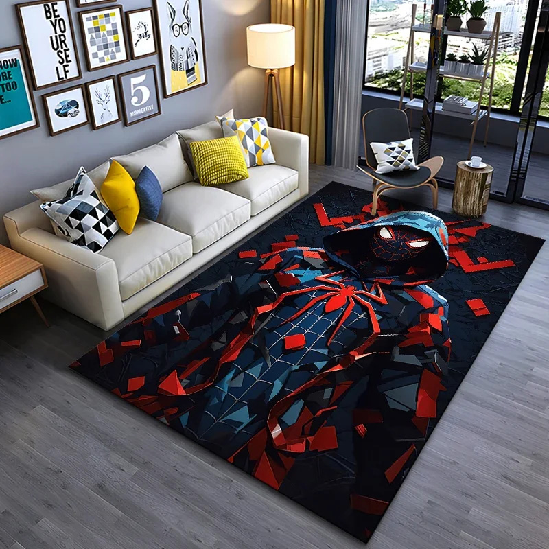 Spiderman Area Rug Spiderman Carpet Bedroom Rug Indoor Outdoor Rugs