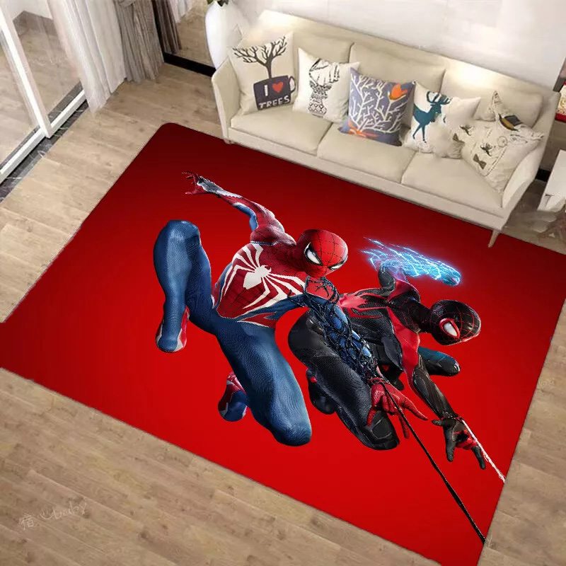 Spiderman Area Rug Spiderman Carpet Bedroom Rug Outdoor Rugs