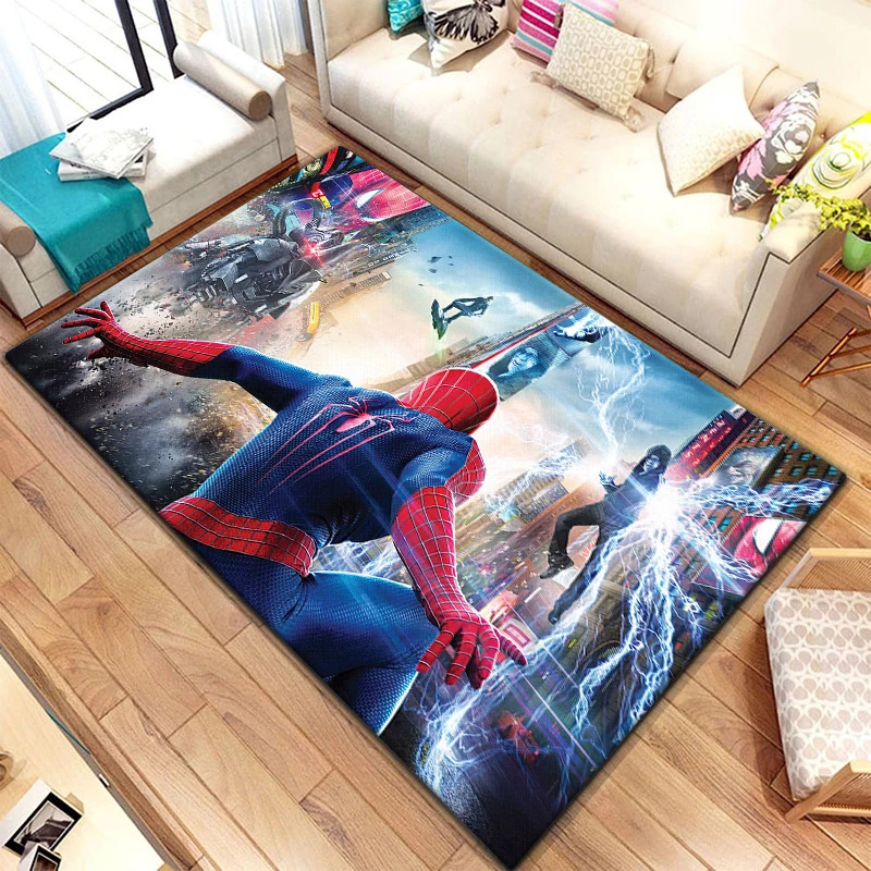 Spiderman Area Rug Spiderman Carpet Dining Room Rug Indoor Outdoor Rug