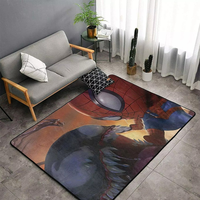 Spiderman Area Rug Spiderman Carpet Dining Room Rug Indoor Outdoor Rug
