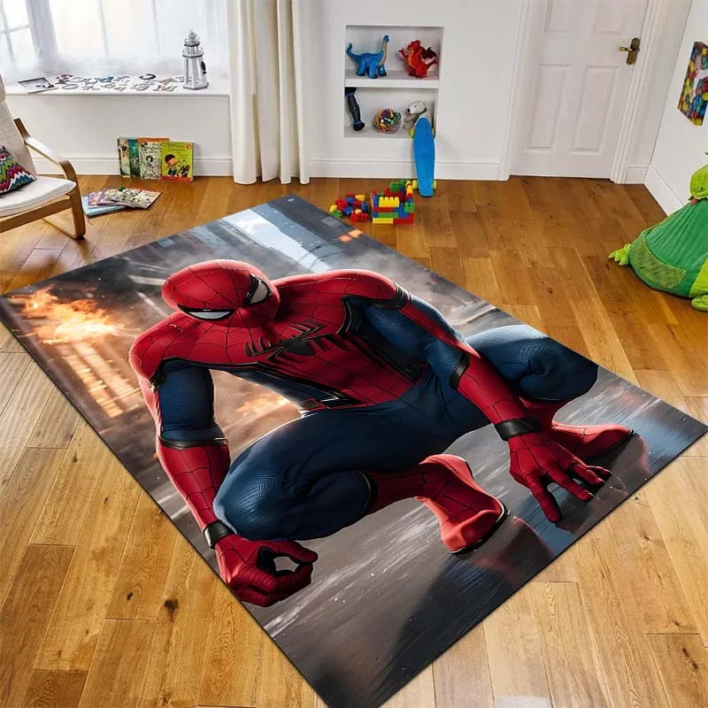 Spiderman Area Rug Spiderman Carpet Dining Room Rug Outdoor Rug