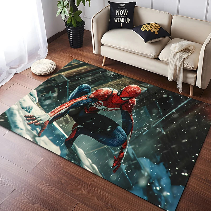 Spiderman Area Rug Spiderman Carpet Dining Room Rugs Indoor Outdoor Rug