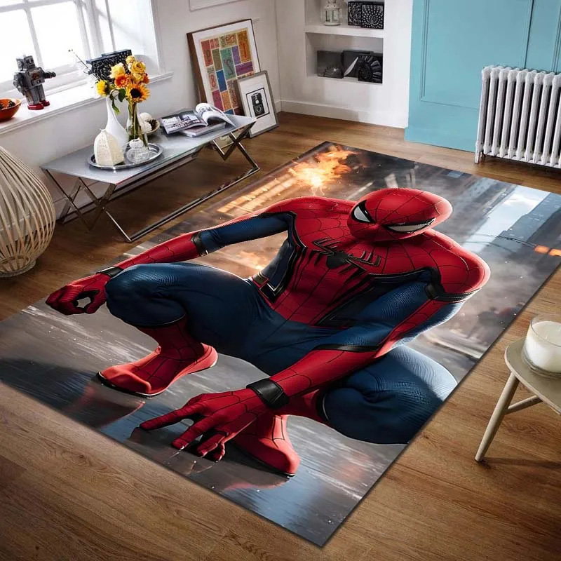 Spiderman Area Rug Spiderman Carpet Dining Room Rugs Indoor Rug