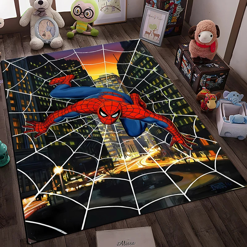 Spiderman Area Rug Spiderman Carpet Dining Room Rugs Outdoor Rugs