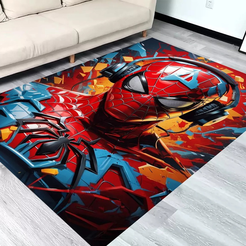 Spiderman Area Rug Spiderman Carpet Kitchen Rug Indoor Rugs
