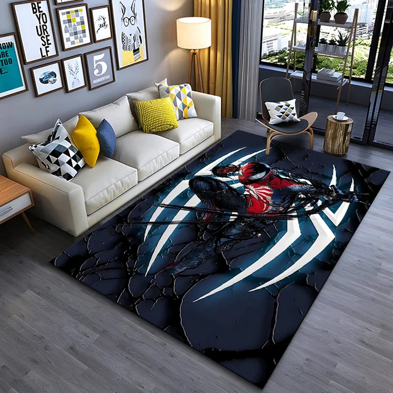 Spiderman Area Rug Spiderman Carpet Living Room Area Rug Indoor Outdoor Rugs