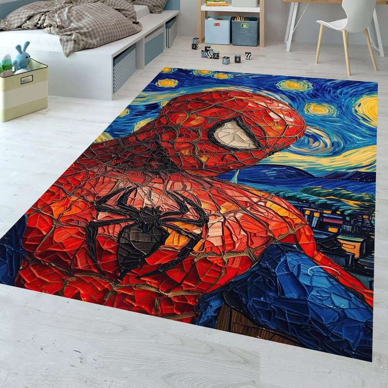 Spiderman Area Rug Spiderman Carpet Living Room Rug Outdoor Rug