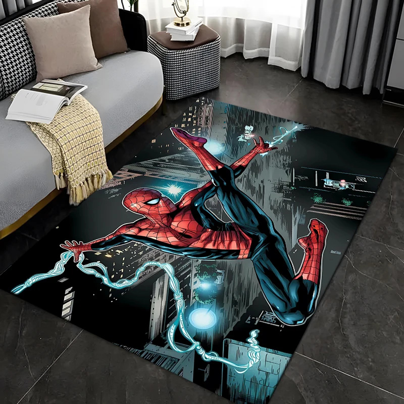 Spiderman Area Rug Spiderman Carpet Living Room Rug Outdoor Rug
