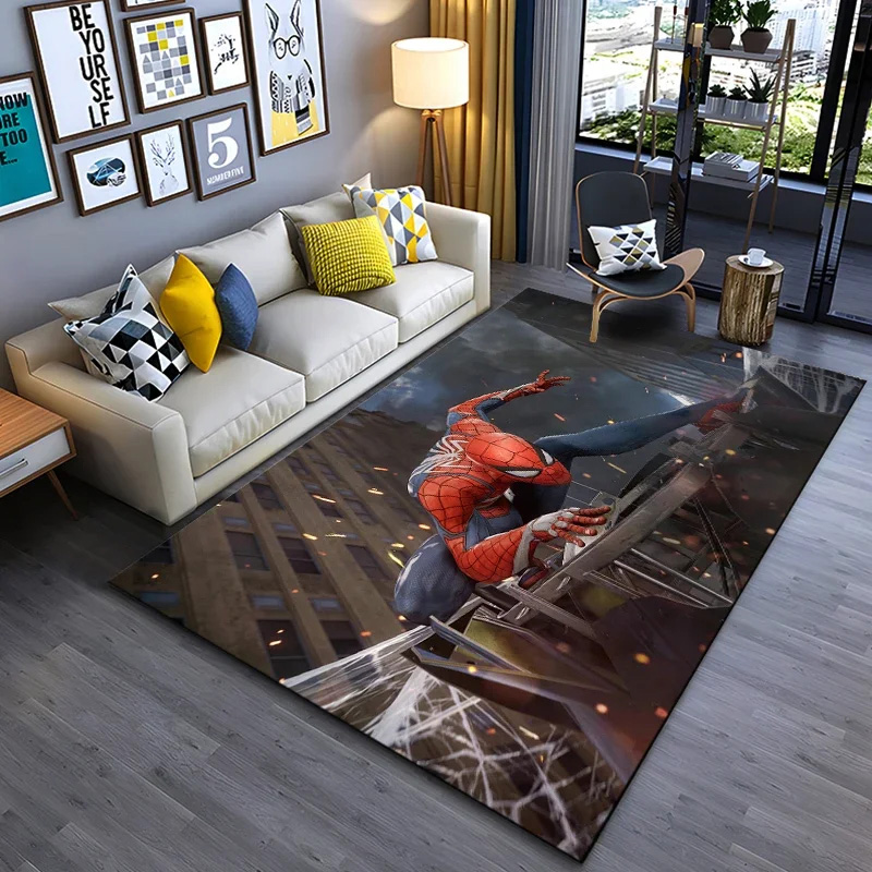 Spiderman Rug Spiderman Carpet Dining Room Rug Indoor Outdoor Rugs