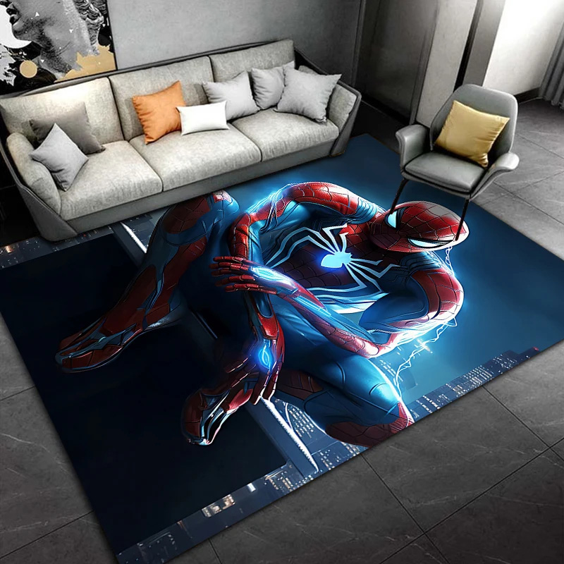 Spiderman Rug Spiderman Carpet Dining Room Rug Indoor Rug