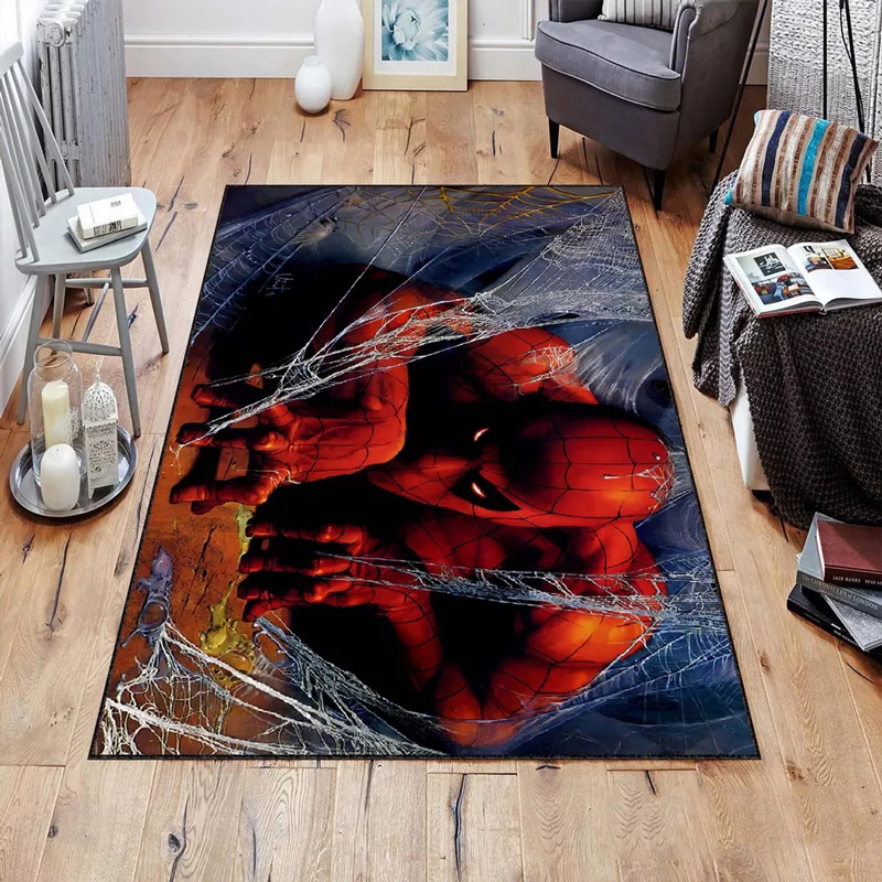 Spiderman Rug Spiderman Carpet Dining Room Rug Indoor Rug