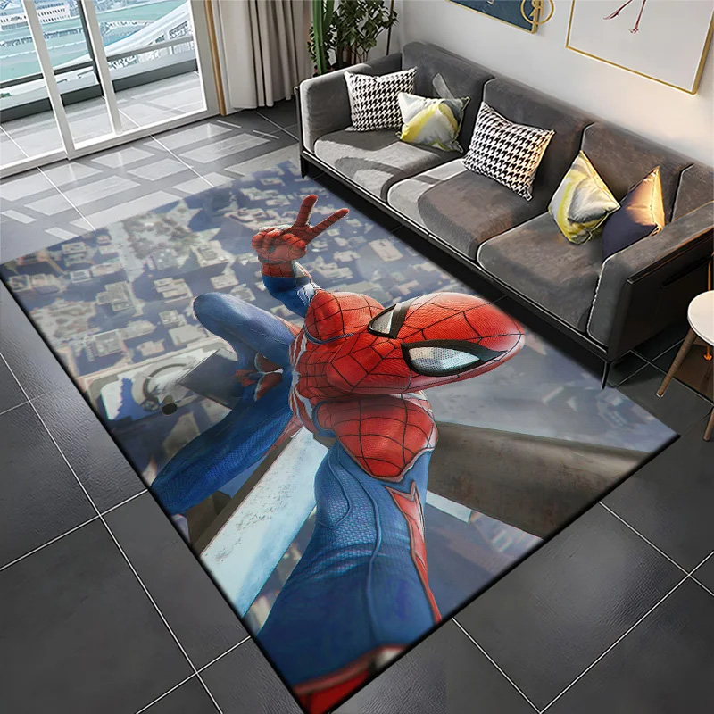 Spiderman Rug Spiderman Carpet Dining Room Rugs Indoor Rug
