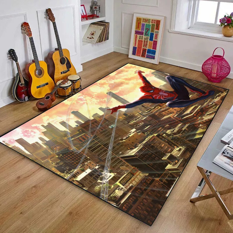 Spiderman Rug Spiderman Carpet Dining Room Rugs Indoor Rugs