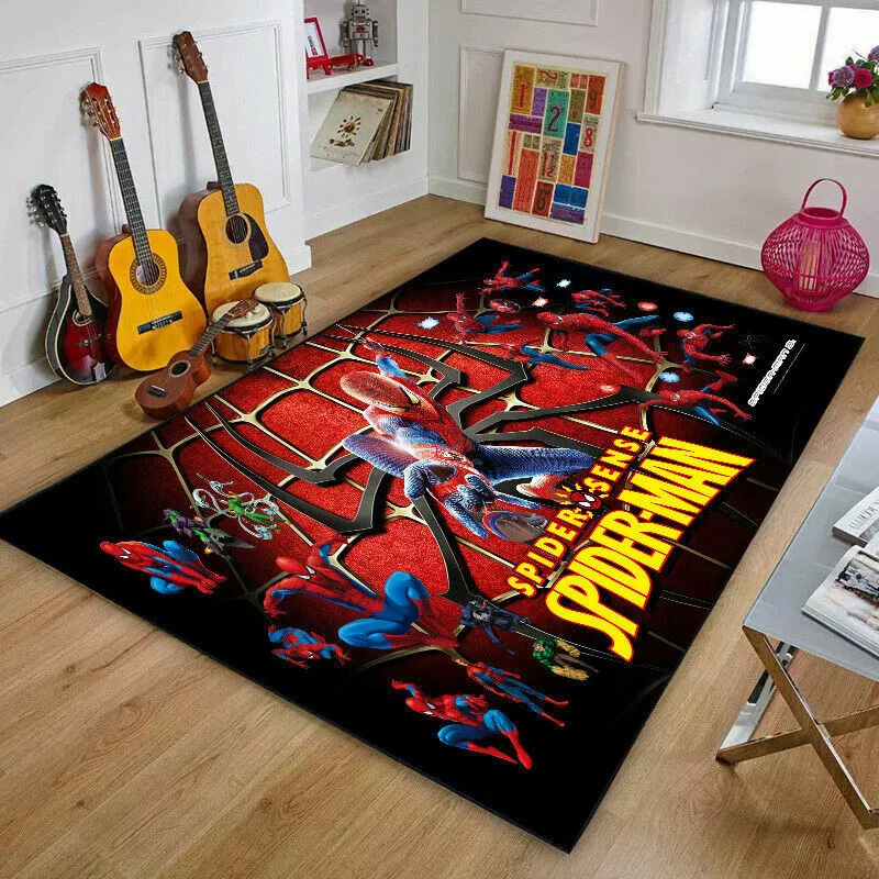 Spiderman Rug Spiderman Carpet Living Room Area Rug Indoor Outdoor Rug