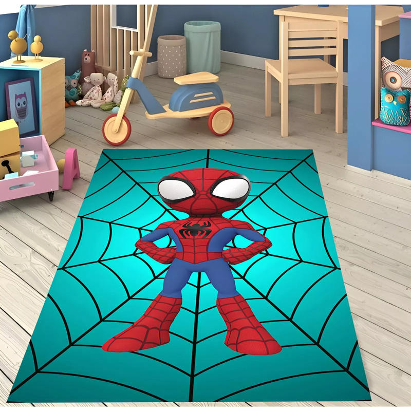 Spiderman Rug Spiderman Carpet Living Room Area Rug Indoor Rug