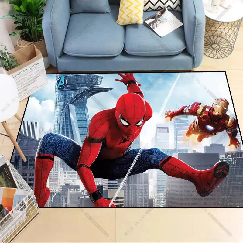 Spiderman Rug Spiderman Carpet Living Room Area Rug Indoor Rug