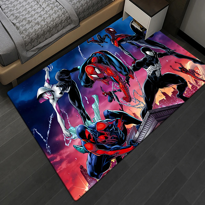 Spiderman Rug Spiderman Carpet Living Room Area Rug Indoor Rug
