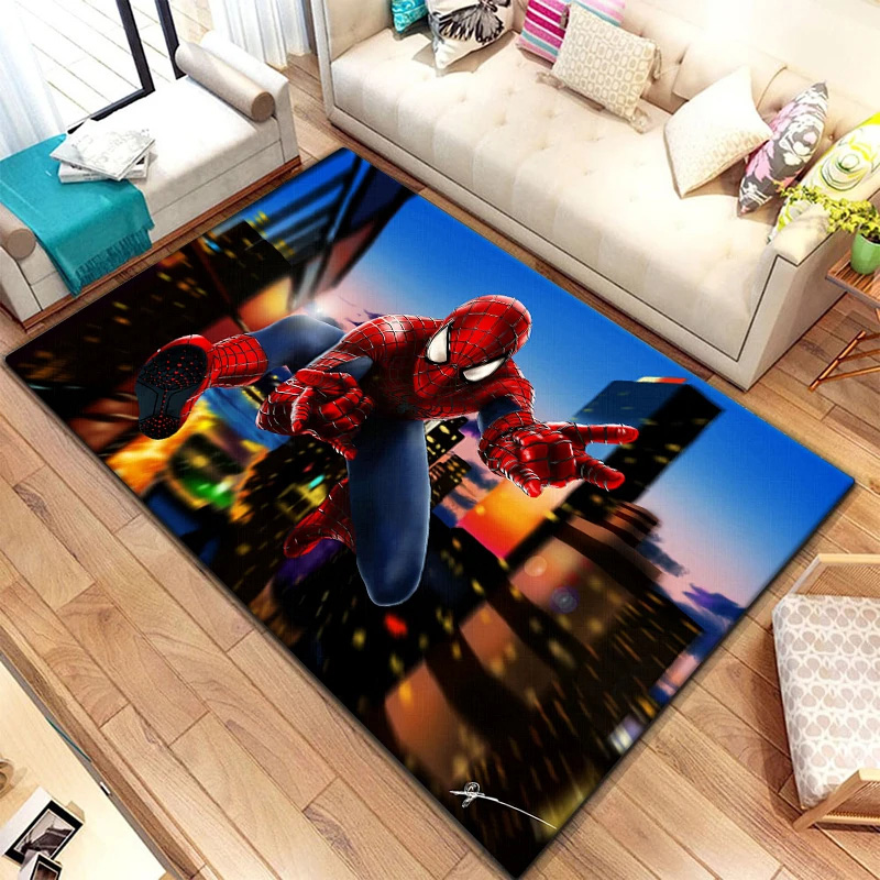 Spiderman Rug Spiderman Carpet Living Room Area Rug Indoor Rugs