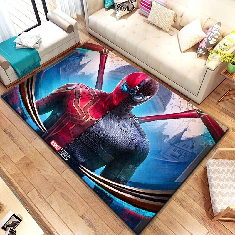 Spiderman Rug Spiderman Carpet Living Room Area Rug Outdoor Rug