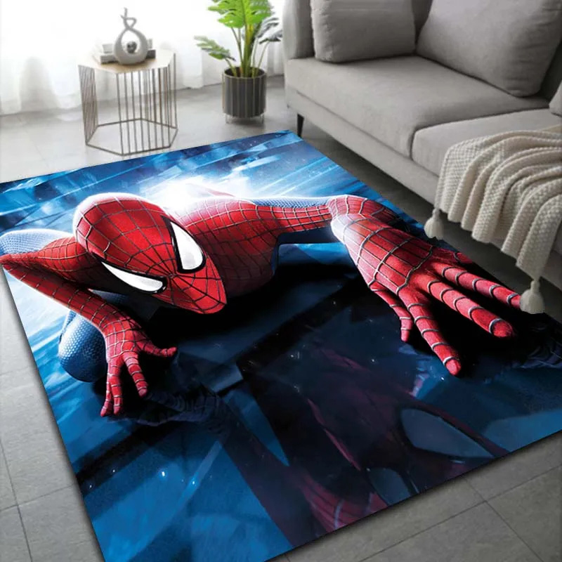 Spiderman Rug Spiderman Carpet Living Room Area Rug Outdoor Rug