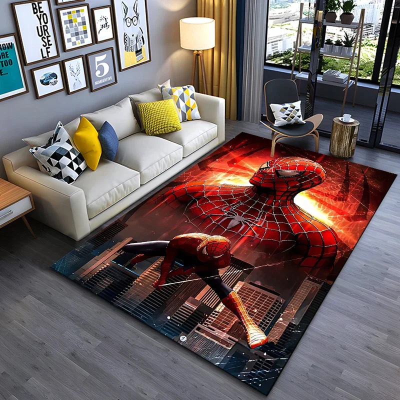 Spiderman Rug Spiderman Carpet Living Room Area Rug Outdoor Rugs