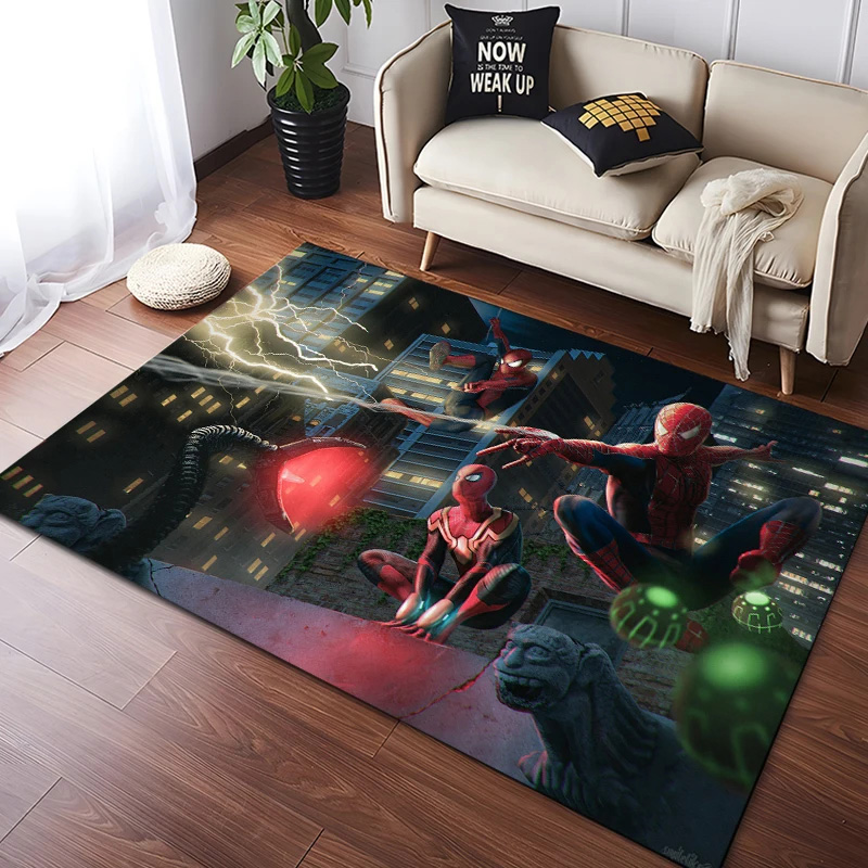 Spiderman Rug Spiderman Carpet Living Room Rug Outdoor Rug