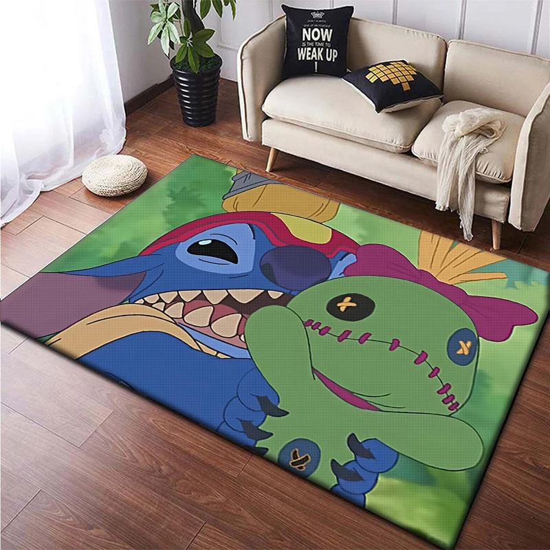 Stitch Rug Stitch Carpet Bedroom Area Rug Indoor Rugs