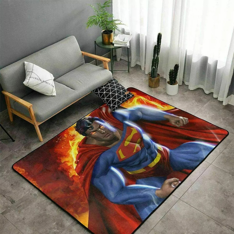Superman Area Rug Superman Carpet Bedroom Area Rug Indoor Rug